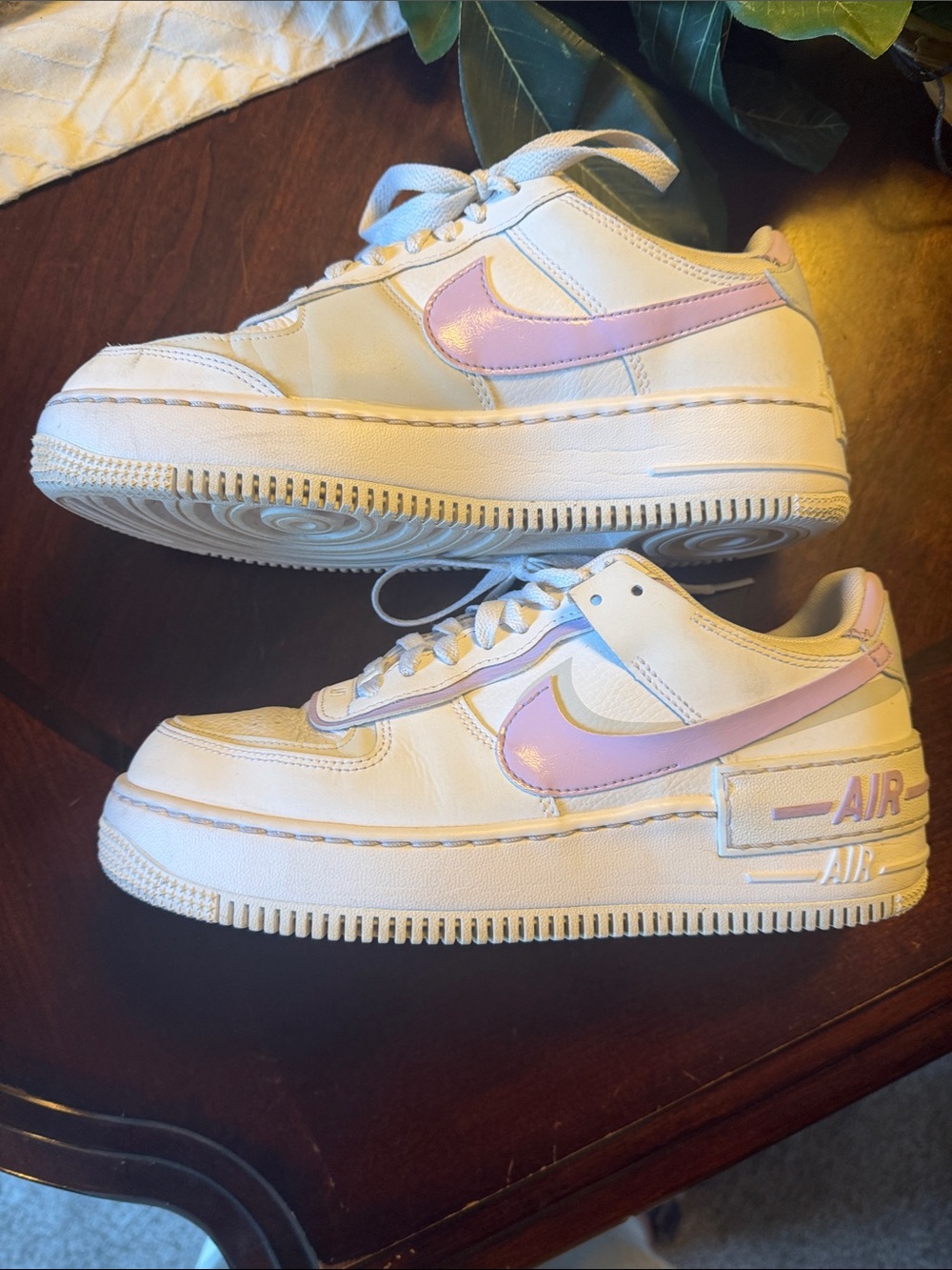 Nike Air Force 1 Low White with Pastel Lilac Swoosh